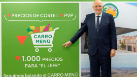 Juan Roig, presidente de Mercadona, tras la presentación de los resultados de 2023