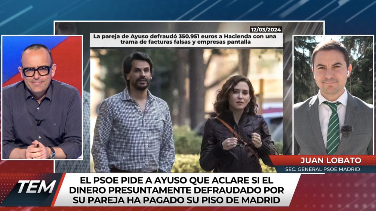 Juan Lobato interviene en 'Todo es Mentira'. Mediaset España