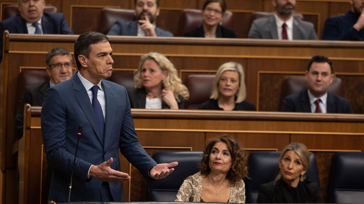 El presidente del Gobierno, Pedro Sánchez, desactiva el caso Koldo con el escándalo de la pareja de Ayuso. EP. 