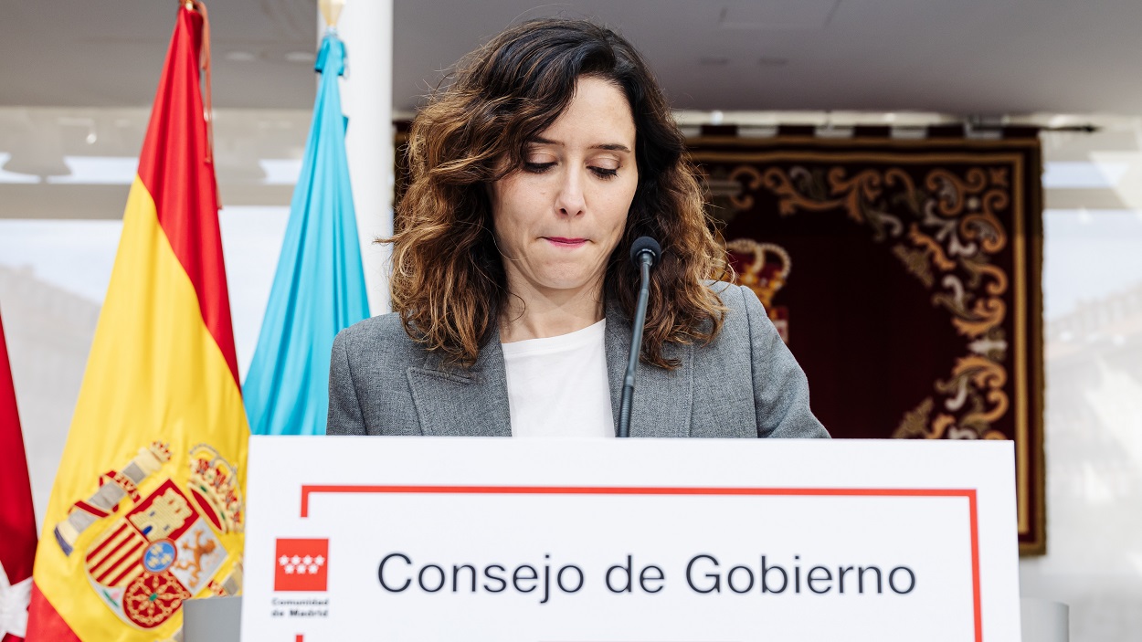 La presidenta de la Comunidad, Isabel Díaz Ayuso. EP