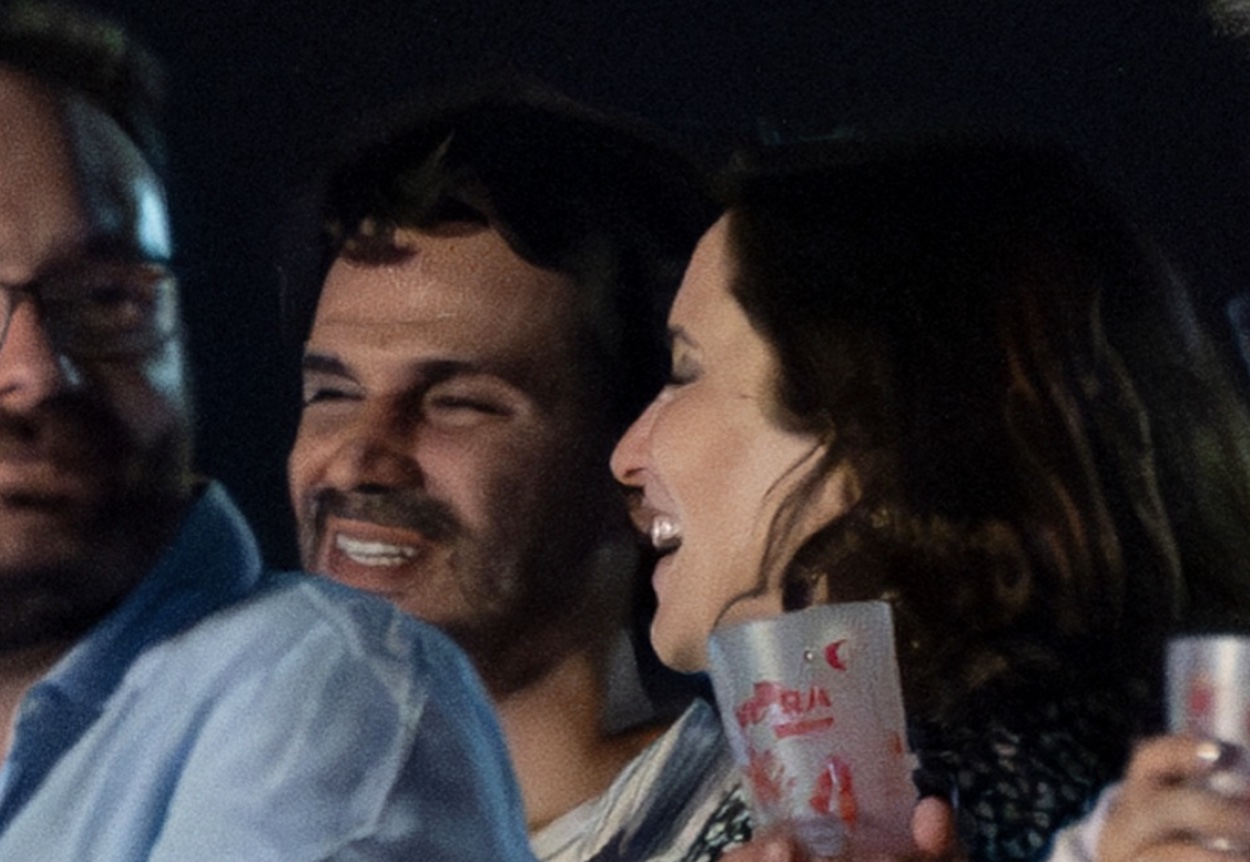 El novio de Isabel Díaz Ayuso, Alberto González, junto con la presidenta de la Comunidad de Madrid.  EP