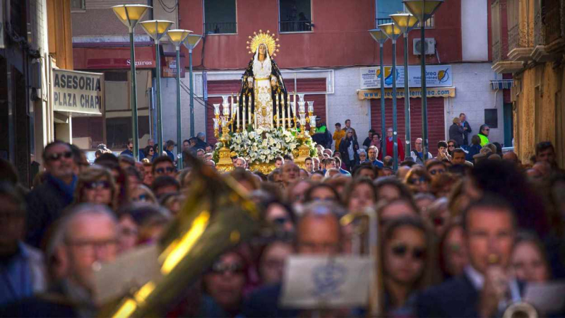 Procesión de Semana Santa en Crevillente. Comunitat Valenciana