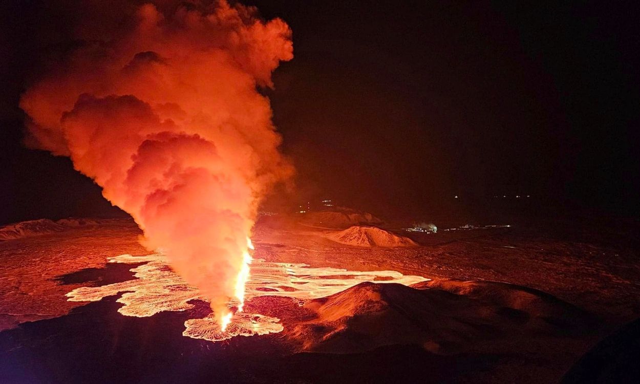 Vuelve a entrar en erupción un volcán en Islandia. EP