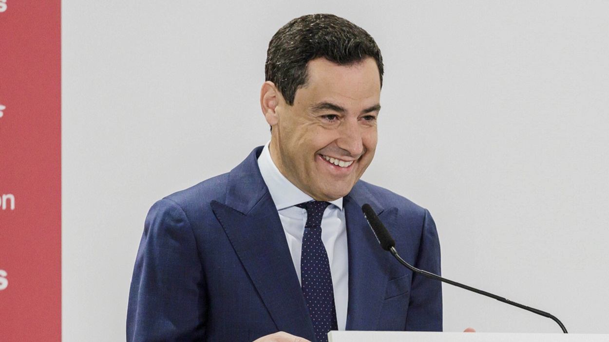 El presidente de la Junta de Andalucía, Juan Manuel Moreno Bonilla. EP