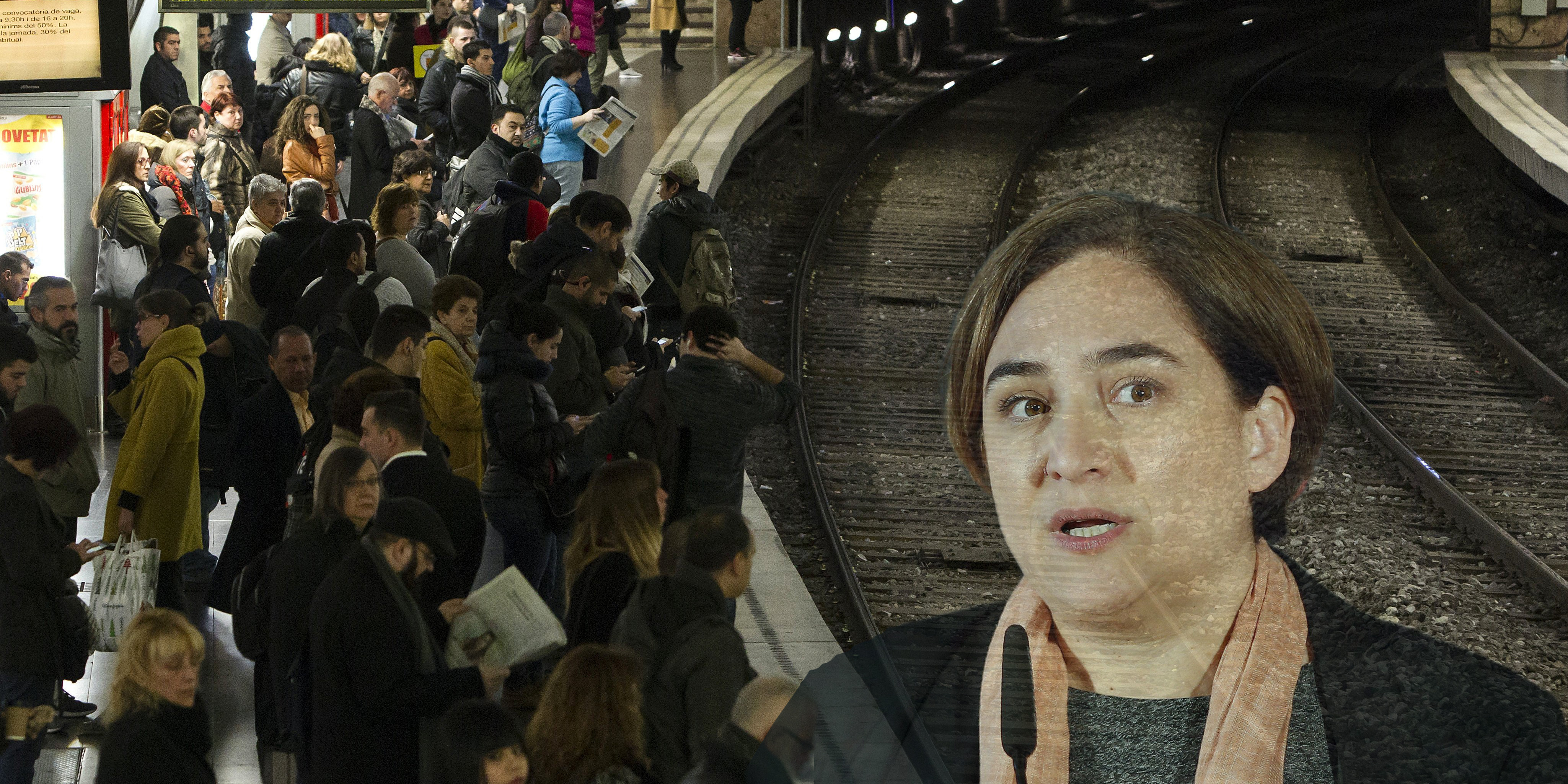 Ada Colau, a un Metro del desastre