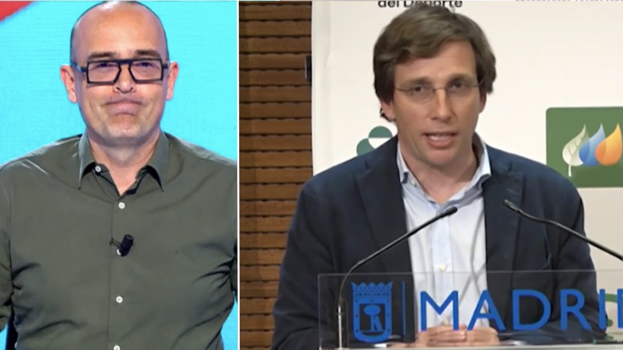 Risto Mejide y José Luis Martínez-Almeida, en 'Todo Es Mentira'. Mediaset España