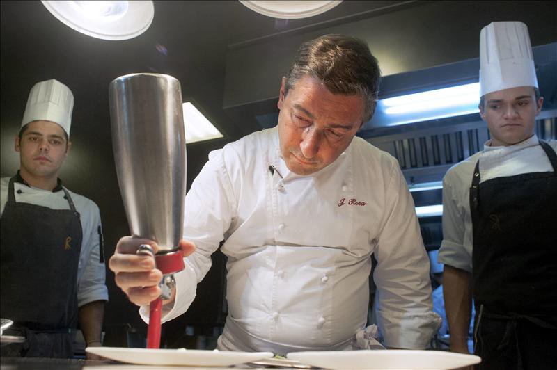 El cocinero Joan Roca, del restaurante el Celler de Can Roca. 