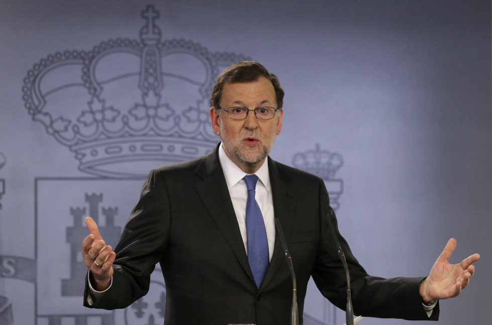 Mariano Rajoy, presidente del Gobierno en funciones y líder del PP