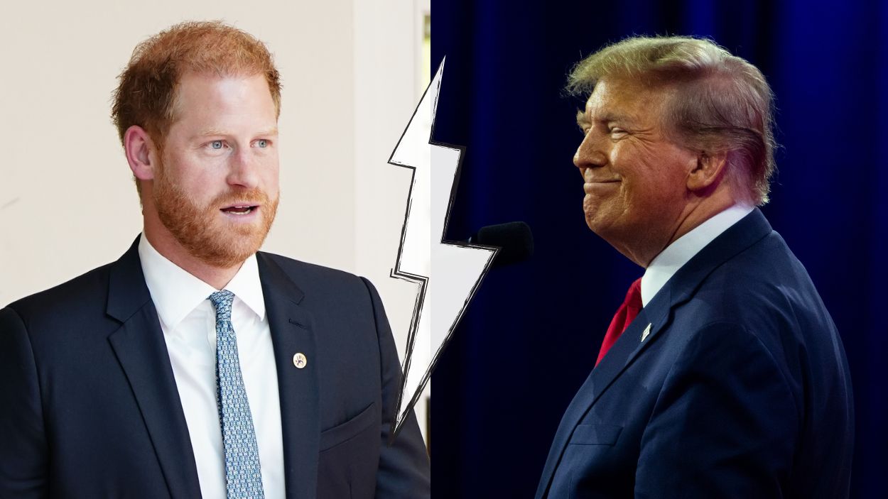 El príncipe Harry y Donald Trump. Elaboración propia.