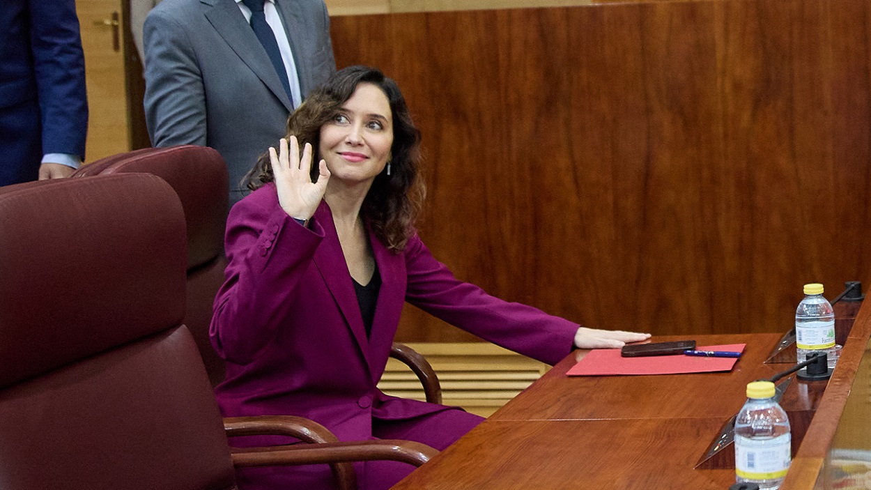 La presidenta de la Comunidad de Madrid, Isabel Díaz Ayuso. EP