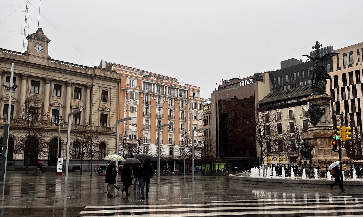 Lluvia en Zaragoza. EP