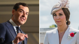 Juan Manuel Moreno Bonilla y Kate Middlenton