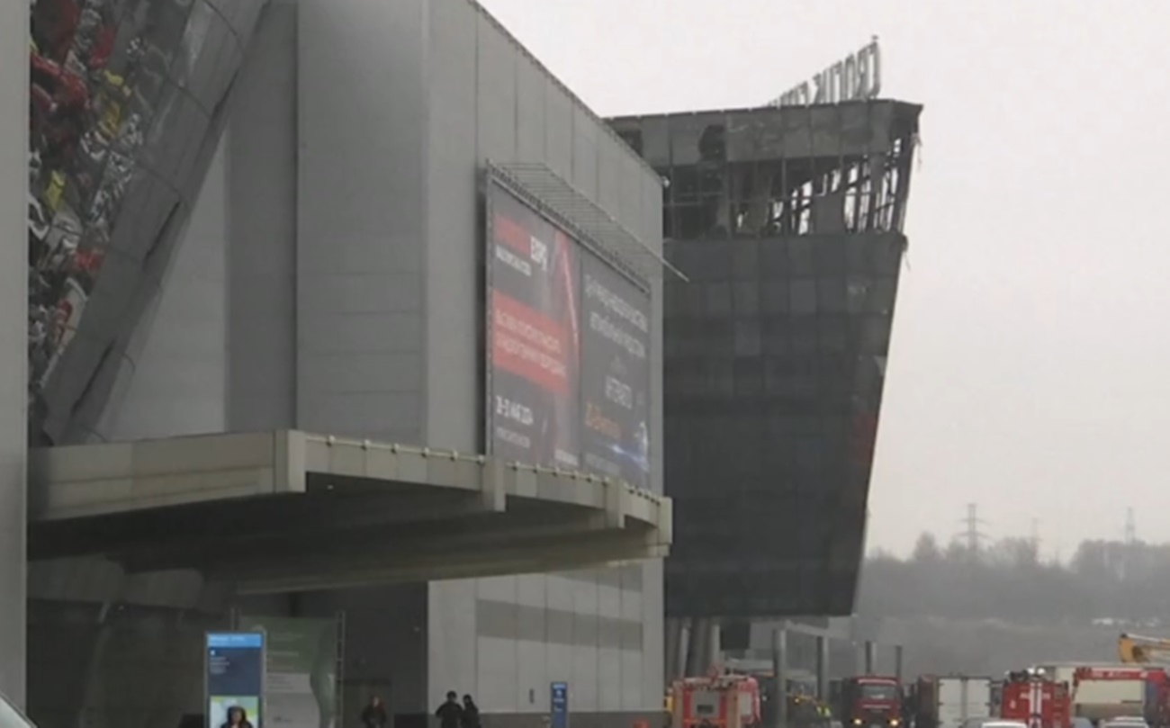 Sala de conciertos de Moscú donde se ha producido el atentado
