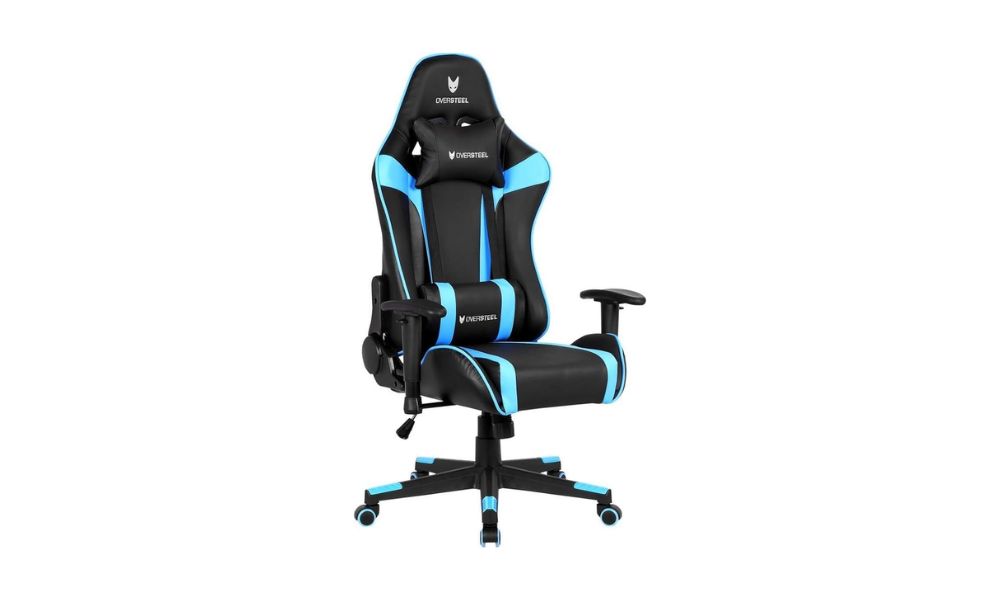 2 silla gamer azul de Oversteel