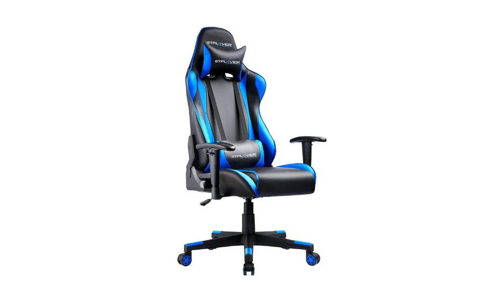 6 Silla gaming azul y negra IntimaTe WM Heart