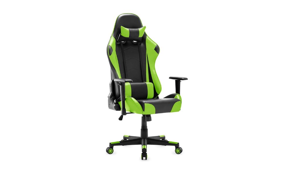 7 Silla gaming verde y negra IntimaTe WM Heart