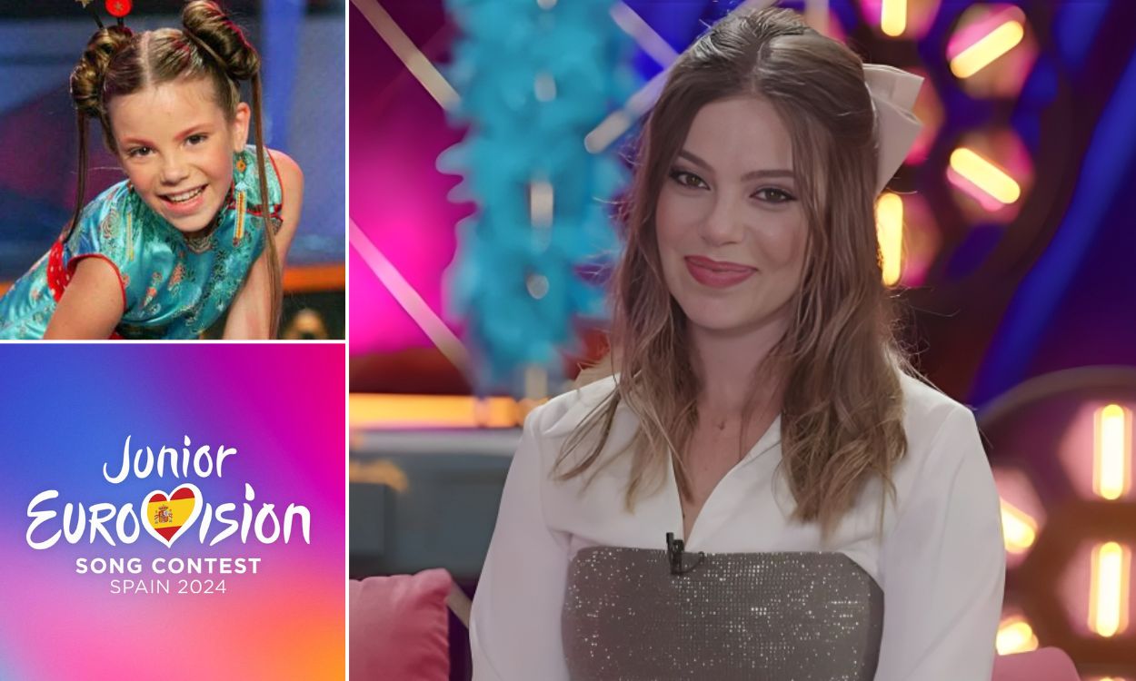 María Isabel se postula como presentadora de Eurovisión Junior 2024. Elaboración propia