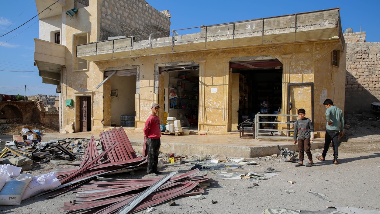Imagen de recurso de una casa destrozada en Alepo. EP/Archivo.