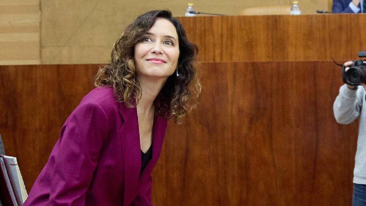 La presidenta de la Comunidad de Madrid, Isabel Díaz Ayuso. EP