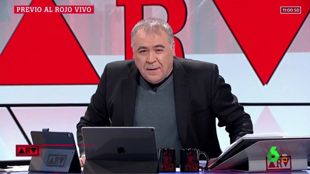 'Al Rojo Vivo', el programa que más audiencia aporta a laSexta, consigue su mejor cuota en cuatro meses. Atresmedia