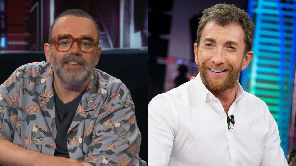 Bob Pop y Àngels Barceló se mofan de Pablo Motos y su nueva faceta de "influencer". Elaboración propia