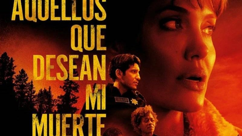 Cartel de 'Aquellos que desean mi muerte'. Warner Bros