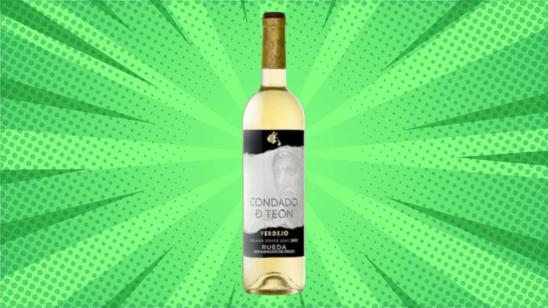 Vino blanco Condado de Teón, uno de los mejores de Mercadona