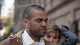 Dani Alves saliendo de prisión. EP