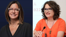 Àngels Barceló y Mónica Oltra