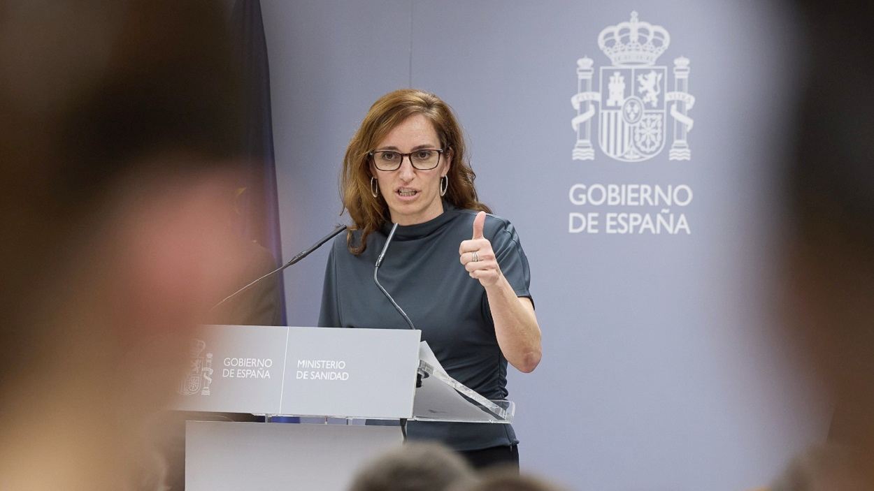 La ministra de Sanidad, Mónica García. EP