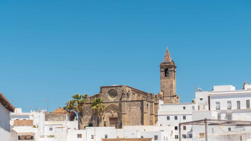 Iglesia del Divino Salvador ubicada en Vejer de la Frontera, Cádiz.