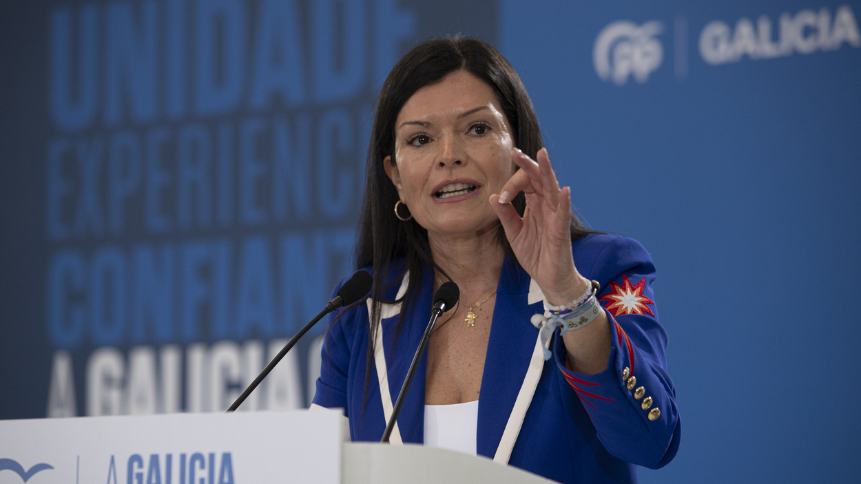 Nidia Arévalo, alcaldesa de Mos (Pontevedra) y senadora por el PP. Europa Press