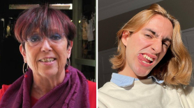 Maruja Torres y Pablo, sobrino de José Luis Martínez Almeida