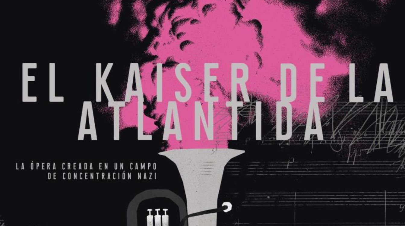 Cartel de 'El Káiser de la Atlántida', un documental anti-Hitler creado en un campo de concentración nazi por dos artistas judíos