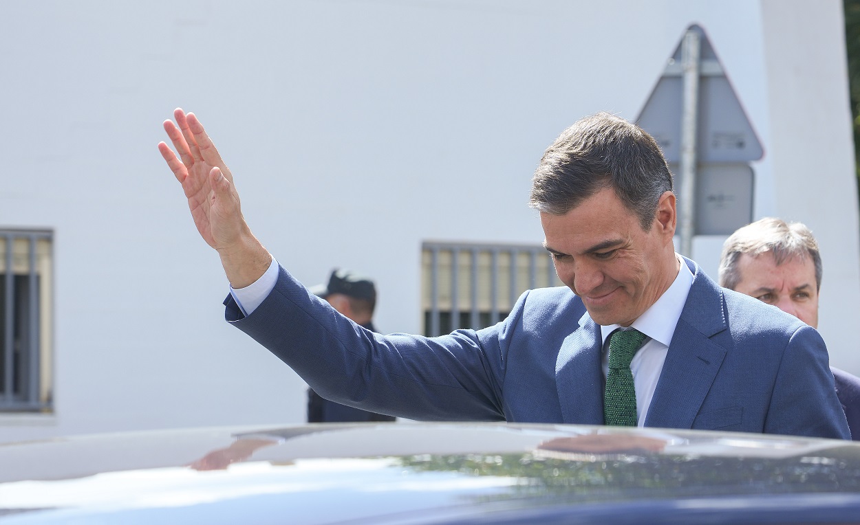 Pedro Sánchez, desde Sevilla. EP