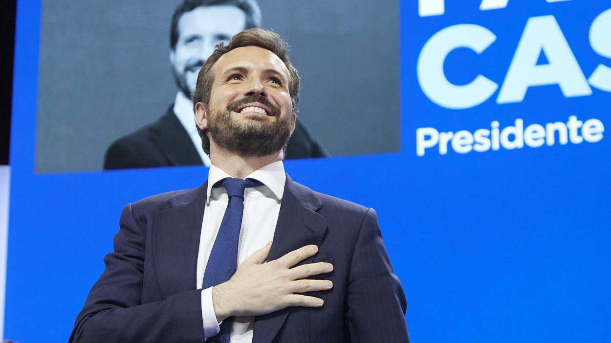 El expresidente del PP, Pablo Casado, en una imagen de archivo. EP.