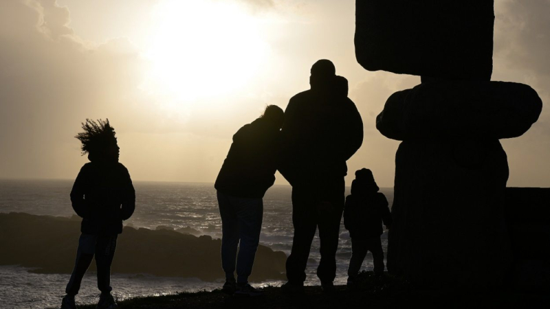 Eclipse solar total el 8 de abril se ha visto parcialmente en Galicia. EP Eclipse solar total el 8 de abril se ha visto parcialmente en Galicia. EP