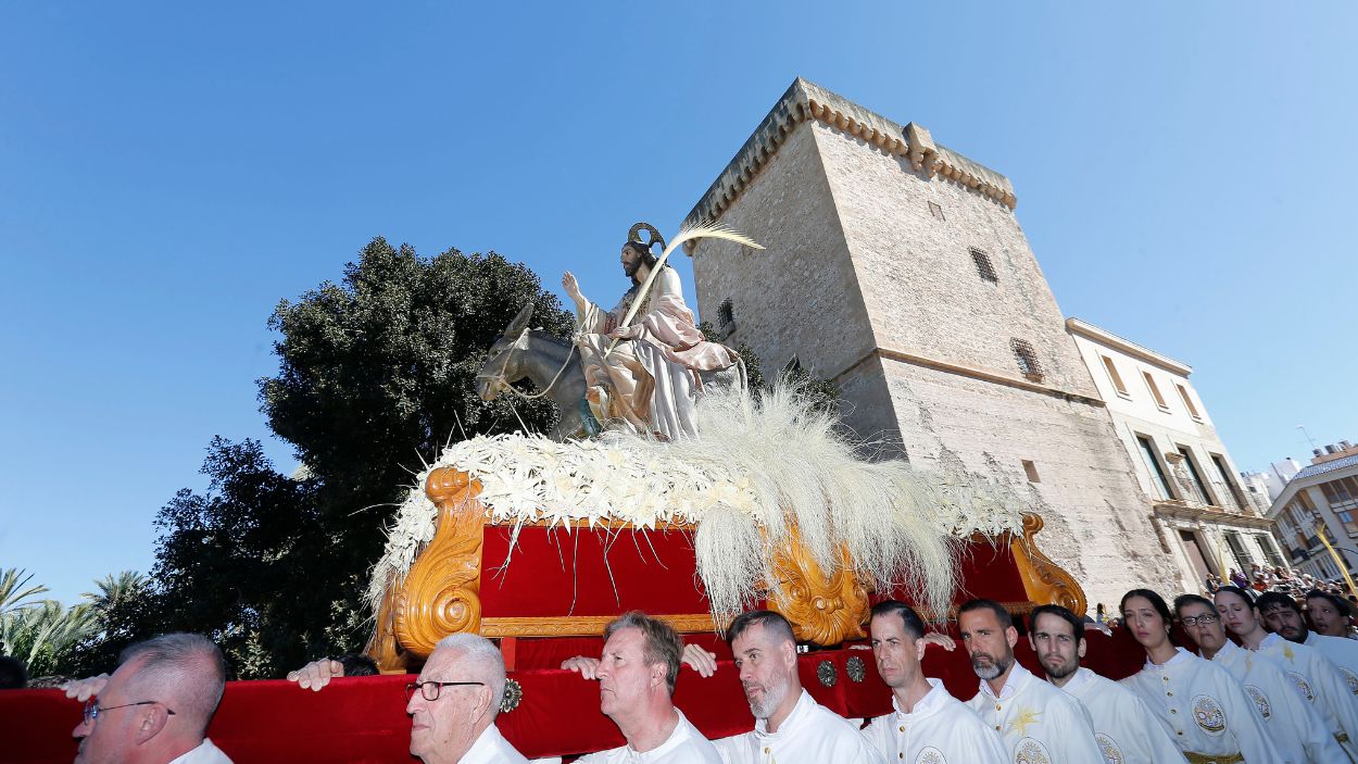 Procesión del Domingo de Ramos en Elche 2024. EP.