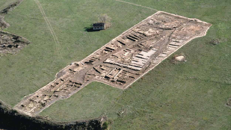 Yacimiento arqueológico de La Hoya descubierto en Laguardia, en la Rioja Alavesa. esukadi.eus
