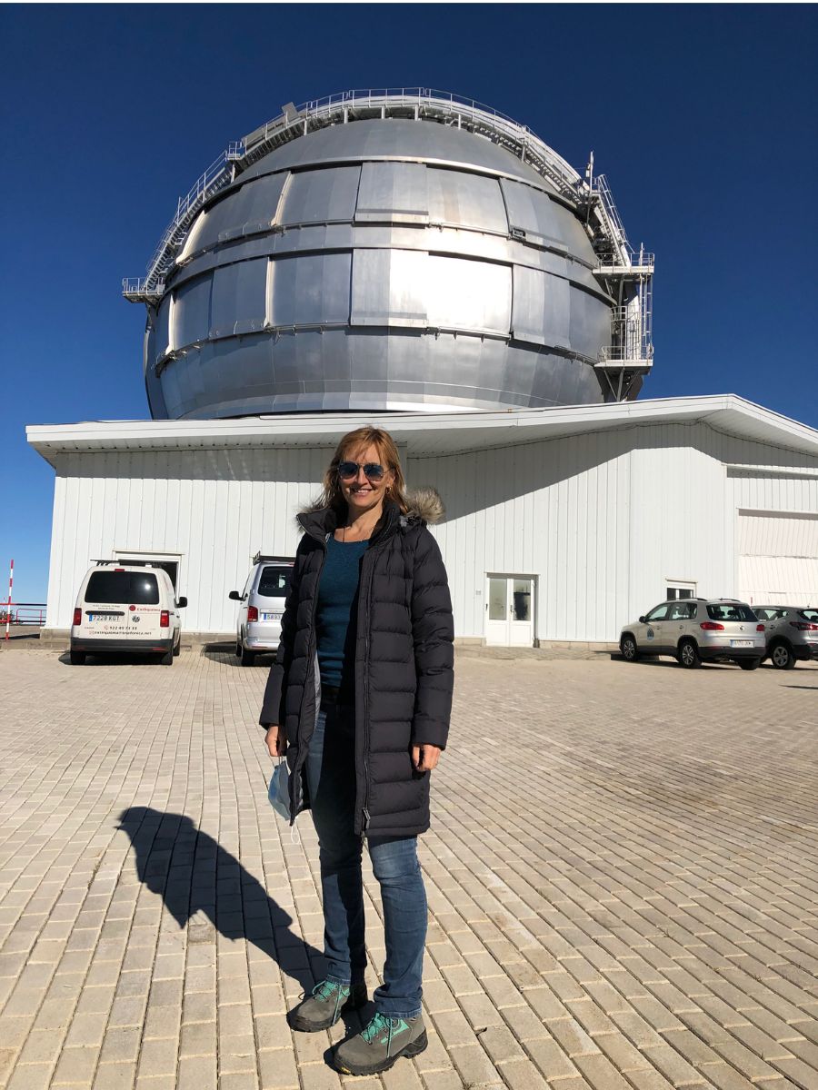Eva Villaver se doctoró en el astrofísico de Canarias