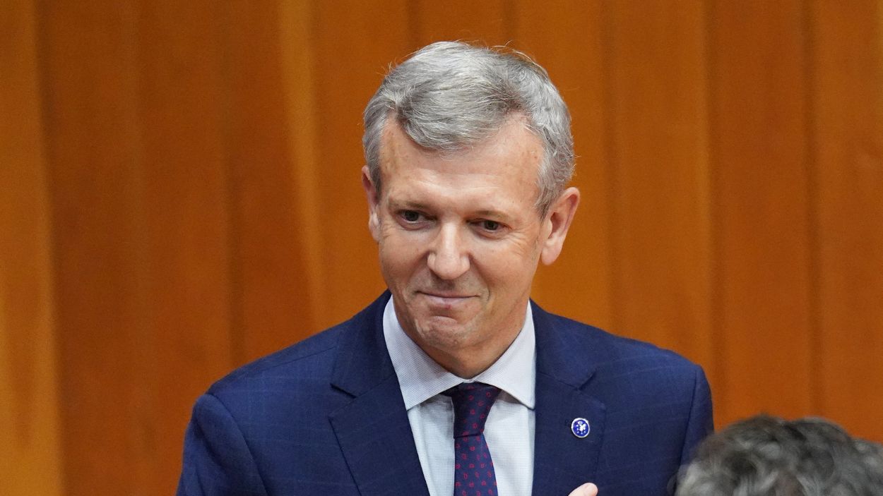 Alfonso Rueda, investido presidente de la Xunta de Galicia. EP.