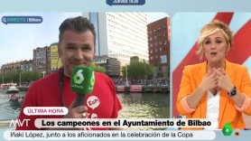 Iñaki López y Cristina Pardo, en 'Más Vale Tarde'. Atresmedia Televisión