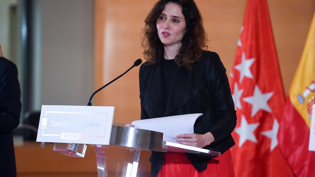 La presidenta de la Comunidad de Madrid, Isabel Díaz Ayuso. Archivo/EP.