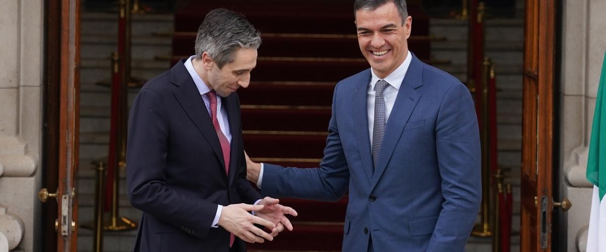 Sánchez defiende en Irlanda el reconocimiento del estado Palestino