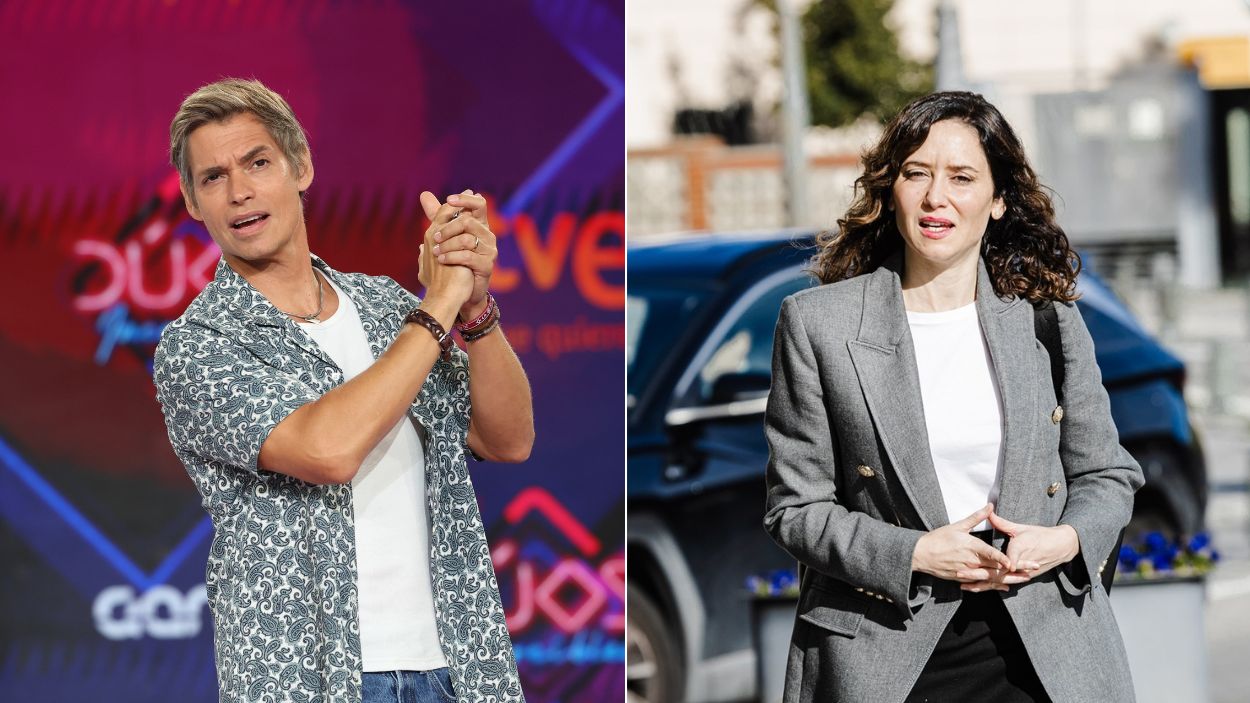 Fotomontaje de Carlos Baute e Isabel Díaz Ayuso. Elaboración propia.