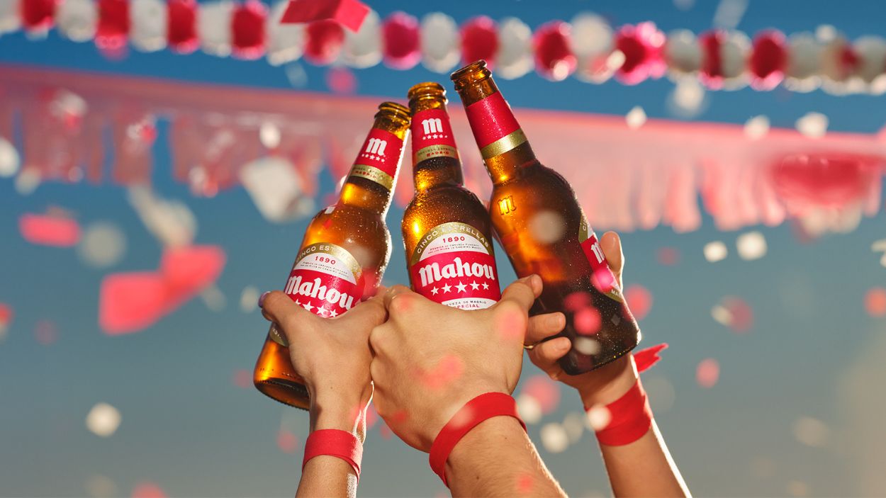 Cervezas Mahou Cinco Estrellas. Imagen cedida.