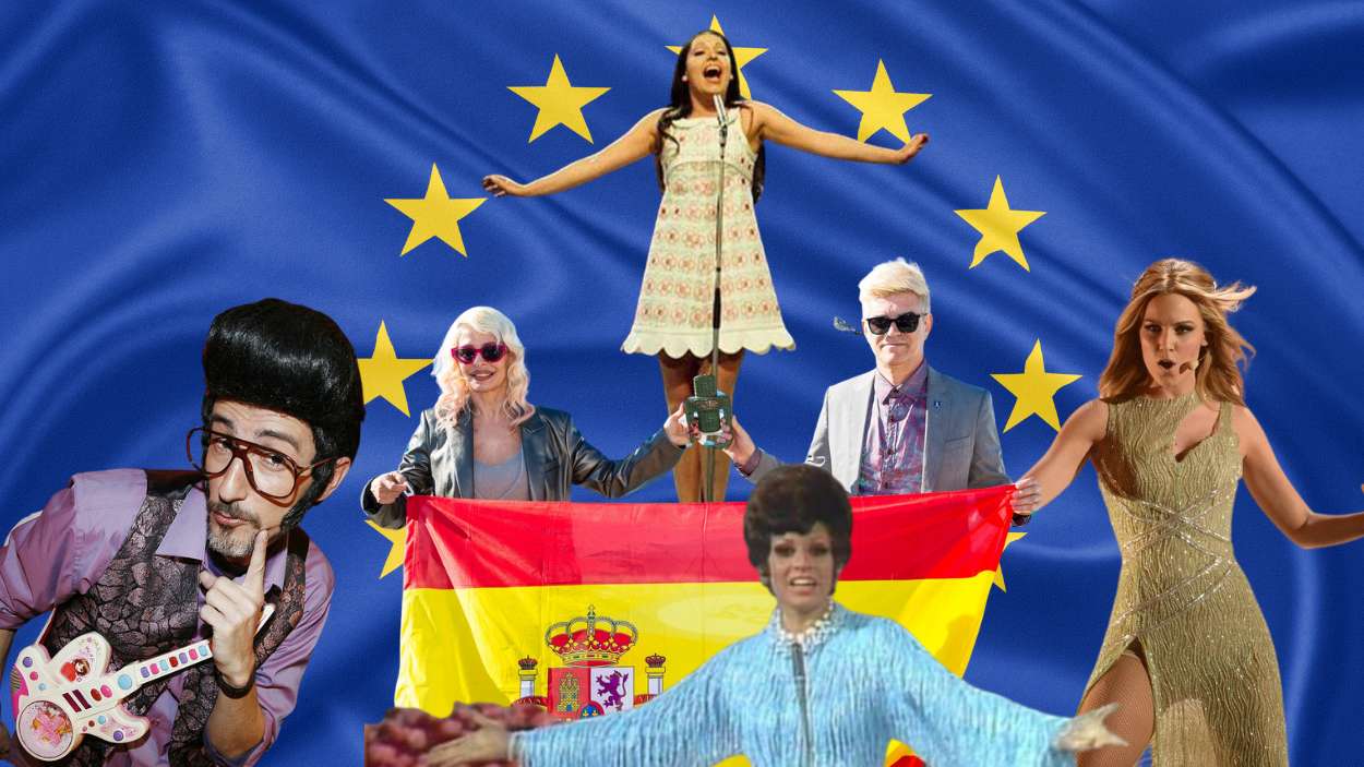 España en Eurovisión: todas las canciones españolas en el festival | RTVE/EP/Montaje propio