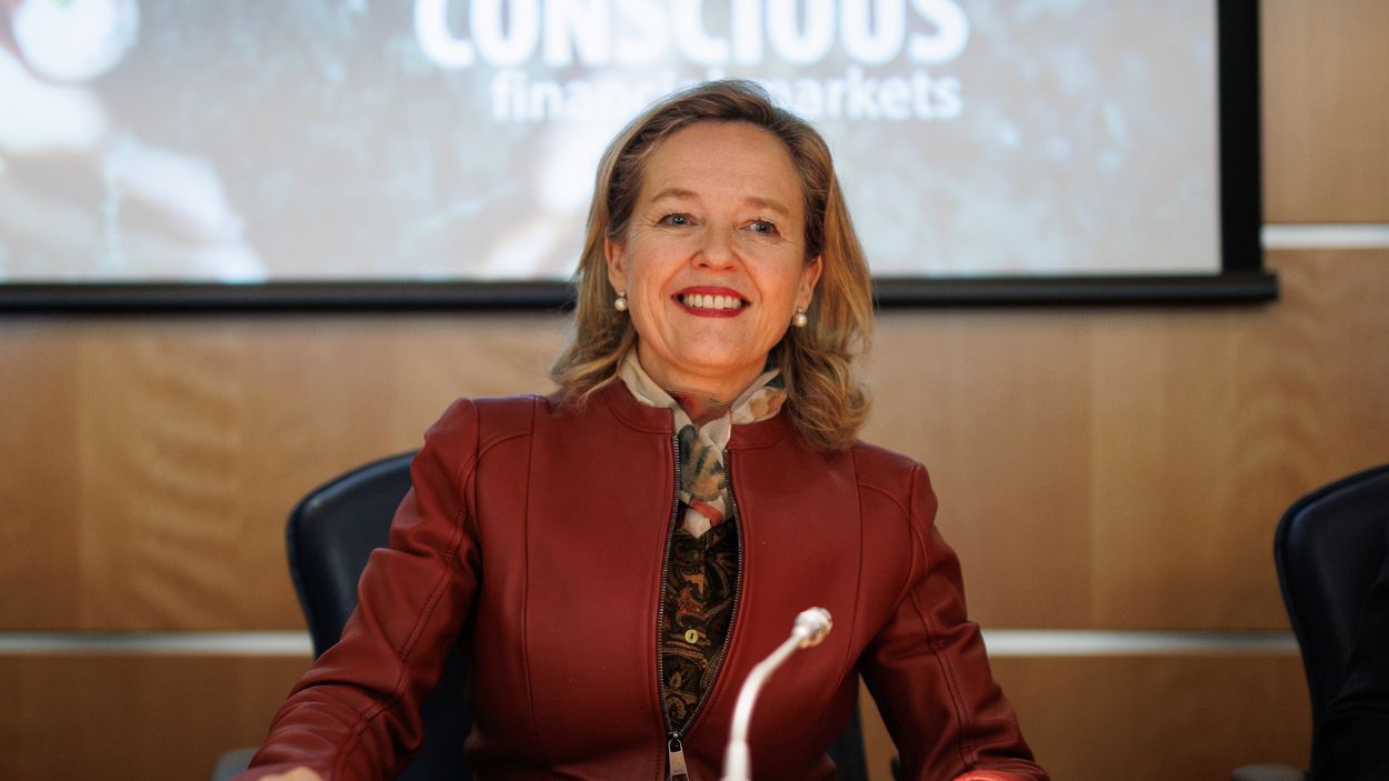 La presidenta del BEI, Nadia Calviño. EP.