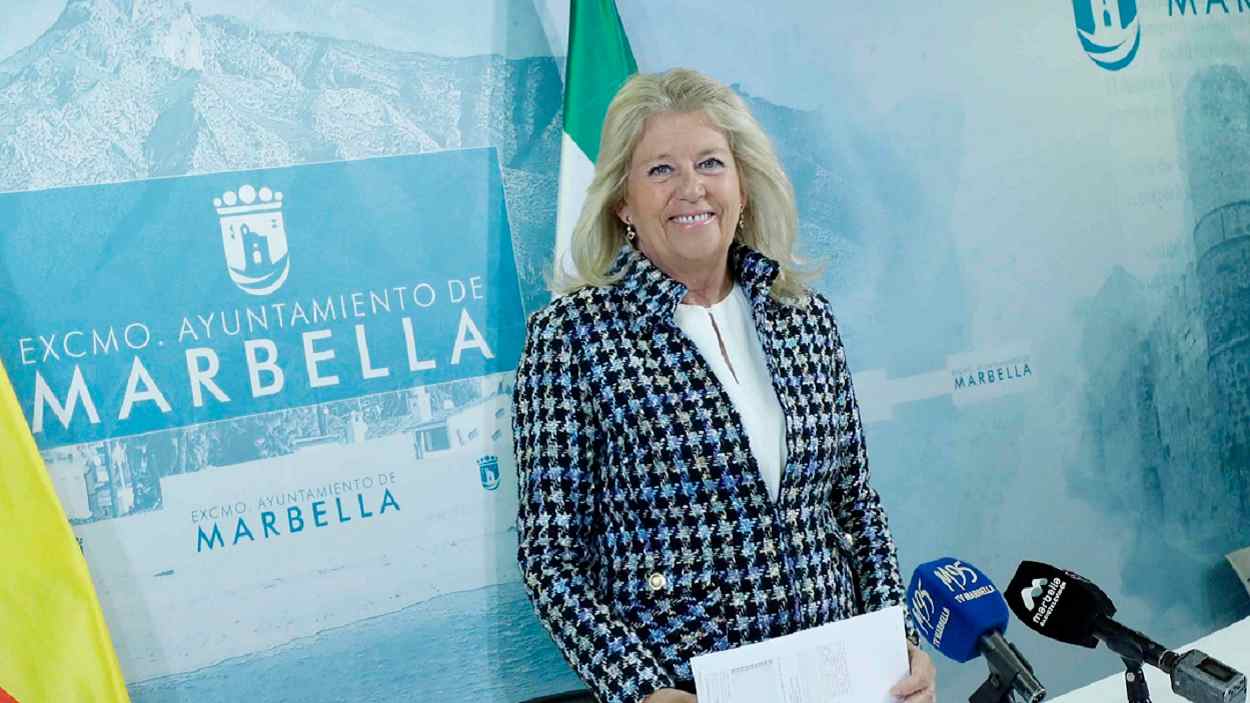 La alcaldesa de Marbella, Ángeles Muñoz. EP