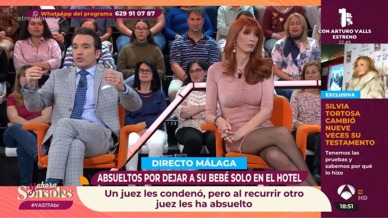 Valeria Vegas se encara con Sonsoles Ónega y Miguel Lago y estos la tachan de "populista". Atresmedia